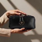 Reisekulturtasche aus PU mit weichem Finish, 400 g/m² farbe schwarz sechste Ansicht