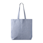Baumwoll-Polyester-Tote-Bag mit langen Henkeln, 220 g/m² farbe blau erste Ansicht