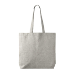 Baumwoll-Polyester-Tote-Bag mit langen Henkeln, 220 g/m² farbe grau erste Ansicht