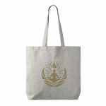 Baumwoll-Polyester-Tote-Bag mit langen Henkeln, 220 g/m² farbe grau Detailbild