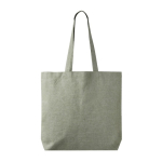 Baumwoll-Polyester-Tote-Bag mit langen Henkeln, 220 g/m² farbe dunkelgrün erste Ansicht