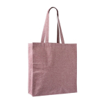 Große Baumwoll-Polyester-Tote-Bag mit meliertem Finish, 240 g/m² farbe bordeaux zweite Ansicht