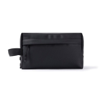 Kulturtasche aus Kunstleder mit seitlichem Griff, 500 g/m² farbe schwarz erste Ansicht