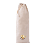 Baguette-Brotbeutel aus recycelter Baumwolle mit Kordelzugverschluss farbe natürliche farbe sechste Ansicht