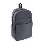 Leichter Nylon-Rucksack für Laptop mit Anti-Diebstahl-Tasche 16'' farbe grau zweite Ansicht