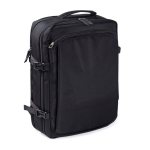 Reisetasche/Rucksack kompatibel mit Trolley und Laptop 15'' farbe schwarz zweite Ansicht