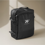 Reisetasche/Rucksack kompatibel mit Trolley und Laptop 15'' farbe schwarz sechste Ansicht