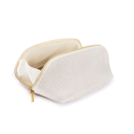 Kulturtasche mit einem Fach aus Polyester, weiche Haptik, 450 g/m² farbe natürliche farbe sechste Ansicht