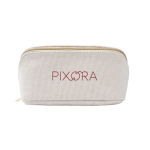 Kulturtasche mit einem Fach aus Polyester, weiche Haptik, 450 g/m² farbe natürliche farbe Detailbild 2