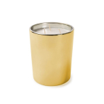 Duftkerze mit floraler Note, 3 Dochte, im glänzenden Glasgefäß farbe gold erste Ansicht