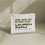 Kulturtasche aus Polyester mit samtartigem Finish, 280 g/m² farbe weiß Detailbild 3