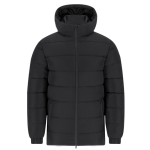 Wind- und wasserabweisender, wattierter Parka aus Polyester  farbe schwarz erste Ansicht