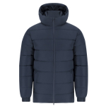Wind- und wasserabweisender, wattierter Parka aus Polyester  farbe marineblau erste Ansicht