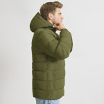 Wind- und wasserabweisender, wattierter Parka aus Polyester 