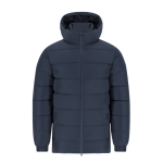 Wind- und wasserabweisender, wattierter Kinderparka  farbe marineblau erste Ansicht