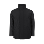 Wind- und wasserabweisender RPET-Kinderparka  farbe schwarz erste Ansicht