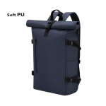 PU-Laptop-Rucksack mit mehreren Fächern, ideal für Reisen, 15''