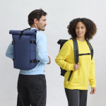 PU-Laptop-Rucksack mit mehreren Fächern, ideal für Reisen, 15''