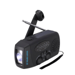 Tragbares Solarradio mit Taschenlampe und Notfall-Powerbank Ansicht mit Druckbereich
