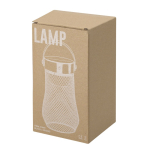 Lampe mit Metalldesign und PU-Griff an der Oberseite Ansicht mit Schachtel