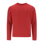 Unisex-Sweatshirt aus Baumwolle und Polyester 280 g/m2 farbe rot erste Ansicht