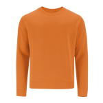 Unisex-Sweatshirt aus Baumwolle und Polyester 280 g/m2 farbe orange erste Ansicht