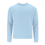 Unisex-Sweatshirt aus Baumwolle und Polyester 280 g/m2 farbe hellblau erste Ansicht