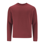Unisex-Sweatshirt aus Baumwolle und Polyester 280 g/m2 farbe granatrot erste Ansicht