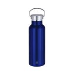 Edelstahl-Thermosflasche mit Tragegriff, 500 ml farbe blau erste Ansicht