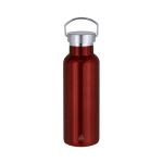 Edelstahl-Thermosflasche mit Tragegriff, 500 ml farbe rot erste Ansicht