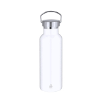 Edelstahl-Thermosflasche mit Tragegriff, 500 ml farbe weiß erste Ansicht
