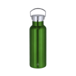 Edelstahl-Thermosflasche mit Tragegriff, 500 ml farbe grün erste Ansicht