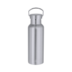 Edelstahl-Thermosflasche mit Tragegriff, 500 ml farbe silber erste Ansicht