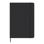 Notizbuch mit glatten Seiten und Monatsplaner auf Englisch farbe schwarz erste Ansicht
