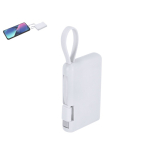 Kompakte weiße Powerbank, 2.000 mAh