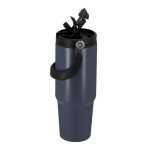Flasche aus recyceltem Edelstahl mit passendem Tragegriff, 900 ml zweite Ansicht