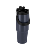 Flasche aus recyceltem Edelstahl mit passendem Tragegriff, 900 ml dritte Ansicht