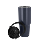 Flasche aus recyceltem Edelstahl mit passendem Tragegriff, 900 ml vierte Ansicht