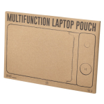 Multifunktionale Laptoptasche mit kabellosem Ladegerät 13'' Ansicht mit Schachtel