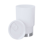 Doppelwandiger Thermobecher zum Mitnehmen mit Dosierer 380 ml dritte Ansicht