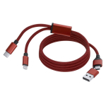 Magnetisches Ladekabel aus Aluminium, um Verwicklungen zu vermeiden farbe rot erste Ansicht