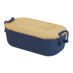 Brotdose mit Bambusdeckel, seitlichen Verschlüssen, 850 ml zweite Ansicht