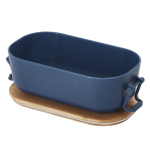 Brotdose mit Bambusdeckel, seitlichen Verschlüssen, 850 ml sechste Ansicht