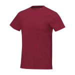Herren-T-Shirt aus Baumwolle 160 g/m² Elevate Life farbe bordeaux