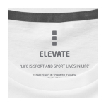 Herren-T-Shirt aus Baumwolle 160 g/m² Elevate Life farbe weiß Detailansicht 3
