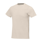 Herren-T-Shirt aus Baumwolle 160 g/m² Elevate Life farbe sandbraun