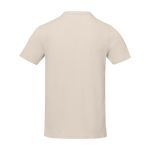 Herren-T-Shirt aus Baumwolle 160 g/m² Elevate Life farbe sandbraun zweite Rückansicht