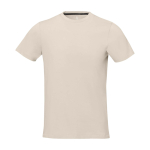 Herren-T-Shirt aus Baumwolle 160 g/m² Elevate Life farbe sandbraun zweite Vorderansicht