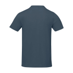 Herren-T-Shirt aus Baumwolle 160 g/m² Elevate Life farbe cyan-blau zweite Rückansicht