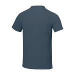 Herren-T-Shirt aus Baumwolle 160 g/m² Elevate Life farbe cyan-blau dritte Rückansicht